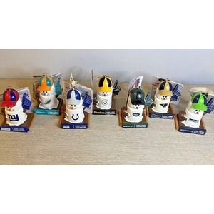 NFL Football‎ Snowman Hot Chocolate Christmas Ornament Holiday Ornament Various